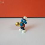 Eredeti Schleich Peyo Hupikék Törpikék kürtös törpe ! 2001-es kiadás ! Schleich 20483 fotó