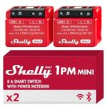 Shelly 1PM Mini Gen3 | WiFi és Bluetooth intelligens kapcsoló relé, 1 csatornás 8A teljesítménymé... fotó