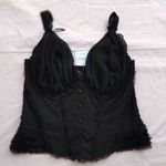Ann Summers neglizsé 44-46 fűző szerű csipkés-fodros felső új címkés fotó
