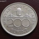 1992 - 200 Forint !! UNC ezüst fotó