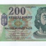 1998 200 forint FA UNC fotó