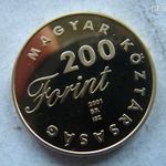 MK EMLÉK PROOF 200 FORINT, 2001. 1 DB. 1 FT-RÓL! JÁNOS VITÉZ fotó