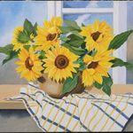 A. Müller: Napraforgók (50 x 60 a.v.) fotó