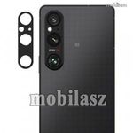 IMAK kamera lencsevédő üvegfólia - 1db, 9H - FEKETE - SONY Xperia 1 V - GYÁRI fotó