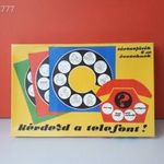 Retro Vintage Kérdezd a telefont! régi Magyar társasjáték !! fotó