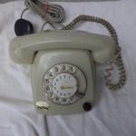 [CAB] Retro szürke tárcsás telefon (1146) fotó