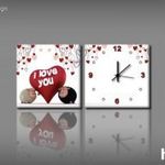 Vászonkép Faliórával h001 SWEEP fotó