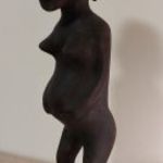 Afrikai szobrok, használati tárgyak gyüjteményből fotó