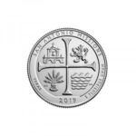 USA, quarter dollar 2019 S - San Antonio Missions aUNC+ fotó