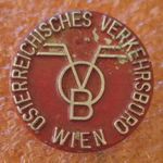 ÖVB osztrák közlekedési szövetség / vasút, busz és villamos / vasutas jelvény, kitűző fotó