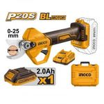 25mm 20V akkus metszőolló szett kofferben szénkefe nélküli 1x2.0Ah akku + töltő fotó