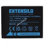 Helyettesítő EXTENSILO akku Fujifilm X-T30 típus NP-W126 1140mAh fotó