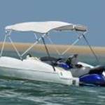 vidaXL négyágú bimini tető oldalfalakkal 243 x (170-182) x 137 cm fotó