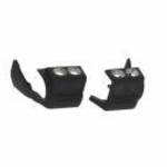 FORK SHOE COVER HONDA TRANSALP 23/24 - BLACK - Acerbis fotó