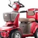 Négykerekű elektromos robogó inSPORTline Lubica - piros fotó