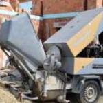 Estrich gép (betonpumpa) fotó
