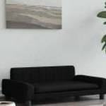 vidaXL fekete szövet kutyaágy 90 x 53 x 30 cm fotó