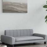 vidaXL világosszürke szövet kutyaágy 90 x 53 x 30 cm fotó