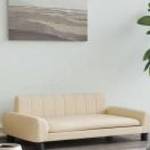 vidaXL krémszínű szövet kutyaágy 90 x 53 x 30 cm fotó