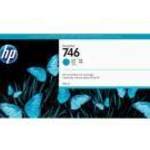 HP 746 300-ml Cyan Ink Cartridge fotó