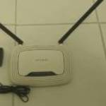 Tp link router TL-WRS 41 N típusú. 300 Mbps sebességű kiváló állapotban tápegységgel eg fotó