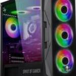 Spirit of Gamer Számítógépház - Rogue VII RGB (fekete, ablakos, 6x12cm ventilátor, alsó táp, mATX, fotó