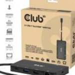 Club 3D USB Hub - CSV-2552 (USB-C to 2xUSB-C, 2xUSB-A, 2xHDMI, RJ45, SD/MicroSD, 100W PD, 4K60hz) - fotó
