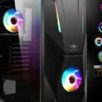 Spirit of Gamer Számítógépház - Rogue V RGB (fekete, ablakos, 2x12cm ventilátor, alsó táp, ATX, 1xU fotó