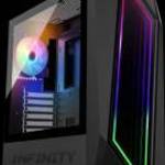 Spirit of Gamer Számítógépház - INFINITY Black (fekete, ablakos, 2x12cm ventilátor, alsó táp, ATX, fotó