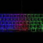 The G-Lab Gamer Billentyűzet - KEYZ HYDROGEN HU (RGB LED, TKL, USB, fekete, magyar) - THE G-LAB fotó
