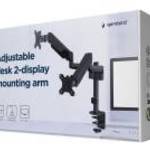 GEMBIRD Adjustable desk 2-display mount fotó