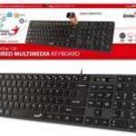 Billentyűzet vezetékes SlimStar 126 Genius fekete - GENIUS fotó