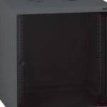 Legrand Rackszekrény - 19" fali kivitel (12U, 626x600x600, antracit, egyrekeszes, üvegajtós, készre fotó