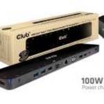 Club 3D Notebook Dokkoló - CSV-1564W100 (100W, 3.2 USB-C to 3xUSB-A 3.2, 5x USB-A, HDMI, PD, VGA, RJ4 fotó