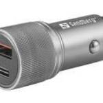 Sandberg szivargyújtús töltő - Sandberg Car Charger 1xQC3.0+1xUSBC 48W - SANDBERG fotó