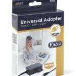 Delight Type-C (USB-C) adapter 65W (55061), DC 5-20V, 1, 8 m - fekete - DELIGHT fotó