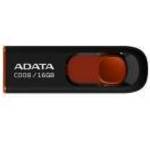 ADATA Pendrive - 16GB C008 (USB2.0, Fekete-Piros) fotó