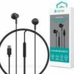 Devia Smart Series M2 Metal In-Ear sztereó fülhallgató - Type-C - fekete fotó