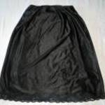 fekete nylon alsószoknya db: 61-102 cm h: 64 cm fotó