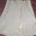 bézs selyem hálóing muszlin rátét 40 42 -s h: 96 cm mb: 100 cm Lingerie fotó
