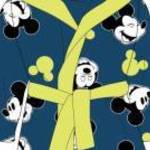 Disney Mickey Night Wrap gyerek köntös 2 - 8 év / 92 - 128 cm fotó