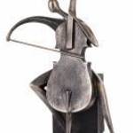 Figura Zenész Műanyag Fekete, Arany 32x26x13cm - ART-POL fotó