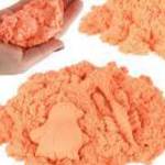 Kinetikus homok 1kg zsákban narancssárga fotó