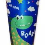Dinoszauruszos műanyag pohár 340 ml fotó