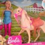 Barbie lovas szett babával fotó
