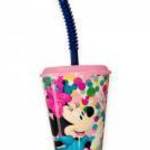 Minnie egér műanyag pohár szívószállal 430 ml fotó