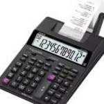 Számológép szalagos 12 digit, 2 színű nyomtatás, LCD kijelzős Casio HR 150 RCE fekete fotó
