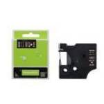 Feliratozógép szalag kompatibilis Dymo S0720610/40921 9mmx7m ECO fekete/fehér - Eco fotó