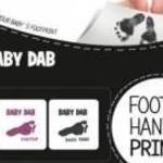 BABYDAB Lenyomatkészítő - lila+szürke - Baby Dab fotó