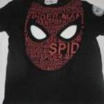 fekete rövid ujjú póló 3 év 98 cm Marvel Tu Spider Man fotó